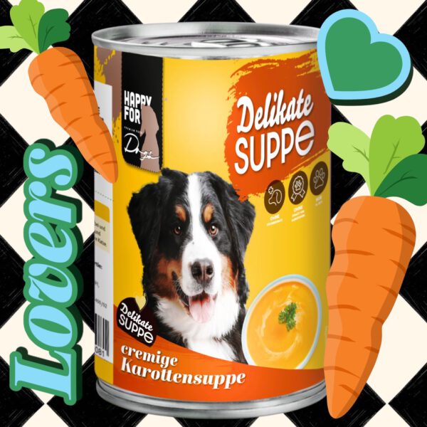 HAPPY FOR Dogs Suppe Karotte_werbung.JPEG