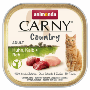 Animonda CARNY Katzenfutter (64% Fleisch) Huhn, Kalb, Reh 16x100g - 1.png