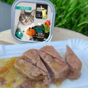 HAPPY FOR Cats Katzenfutter Pastete Huhn mit Ku¨rbis und Aprikose.JPG