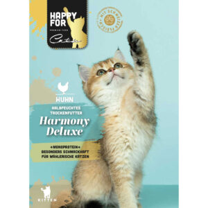 HAPPY FOR Cats Harmony Deluxe KITTEN Halbfeuchtes Trockenfutter Huhn 800g.JPG